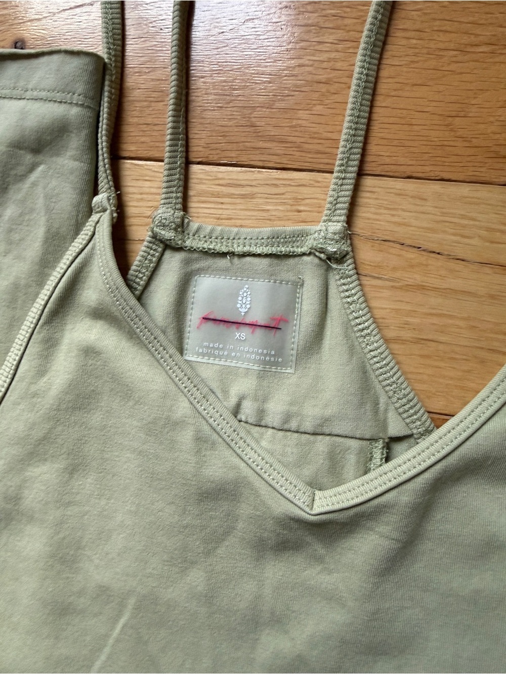 NWOT Free People Movement Hot Shot Logo Jumpsuit in Moss - Picture 5 of 6